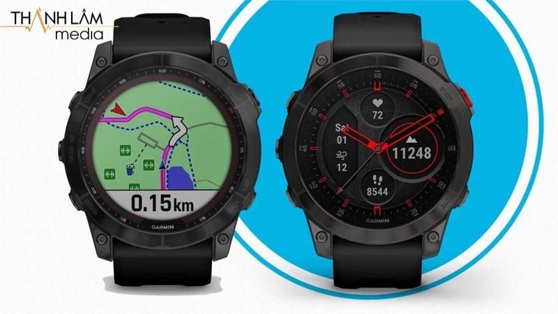 Đồng hồ thông minh Garmin Fenix 7X, Sapphire, Solar, Sea GPS 5