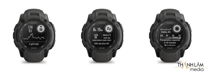 Đồng hồ thông minh Garmin Instinct 2X, Solar 2