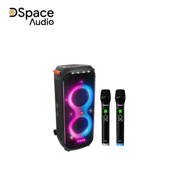 Combo loa JBL Partybox 710 với mic PASION ECHO không dây