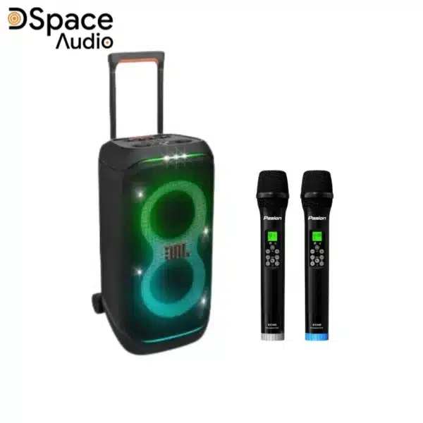 Combo loa JBL Partybox 320 với Micro PASION ECHO Không Dây