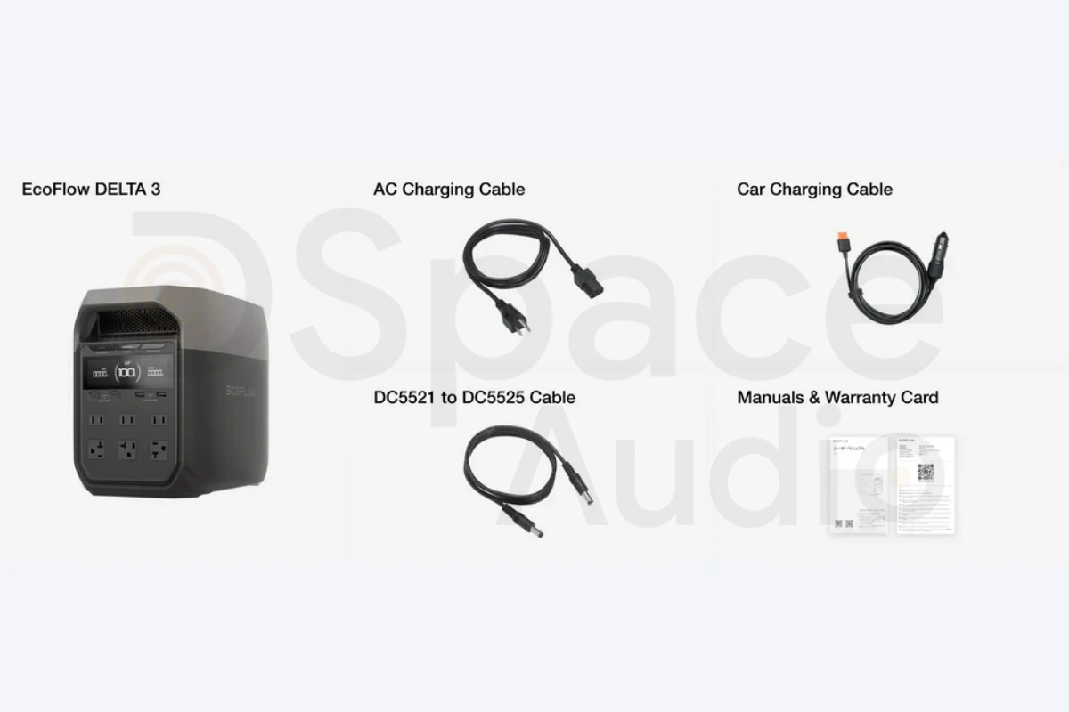 Phụ kiện đi kèm EcoFlow Delta 3