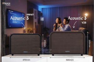 So sánh Acnos Acoustic 3 - Acoustic 3 V26 và Acoustic 3 Compact. Nên chọn mẫu loa nào?