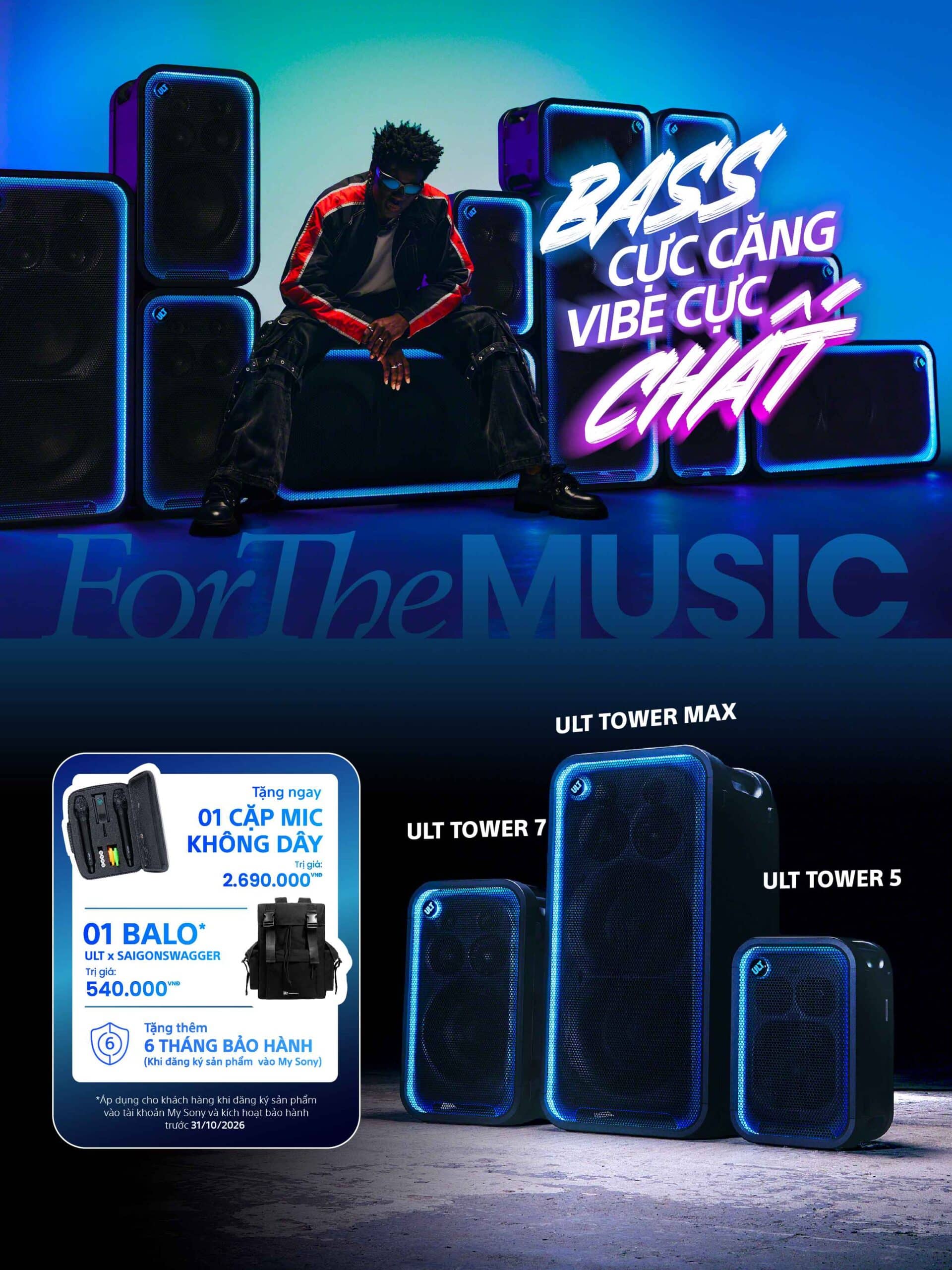 Loa Sony ULT Tower mibil